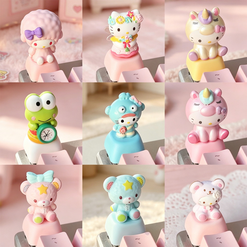 3D Printing Keyboard Keys - Kawaii Sanrios Keycaps Cute 3D ESC