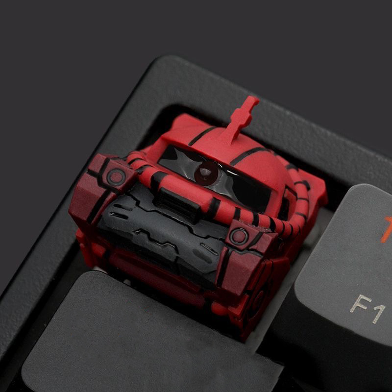 3D Printing Keyboard Keys - 3D Mechanical Armor Helmet Artisan Keycap