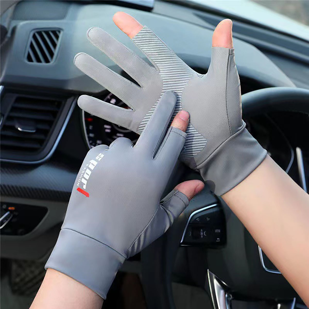 Asa Filament Outdoor - Ice Silk Halffinger Cycling Gloves for