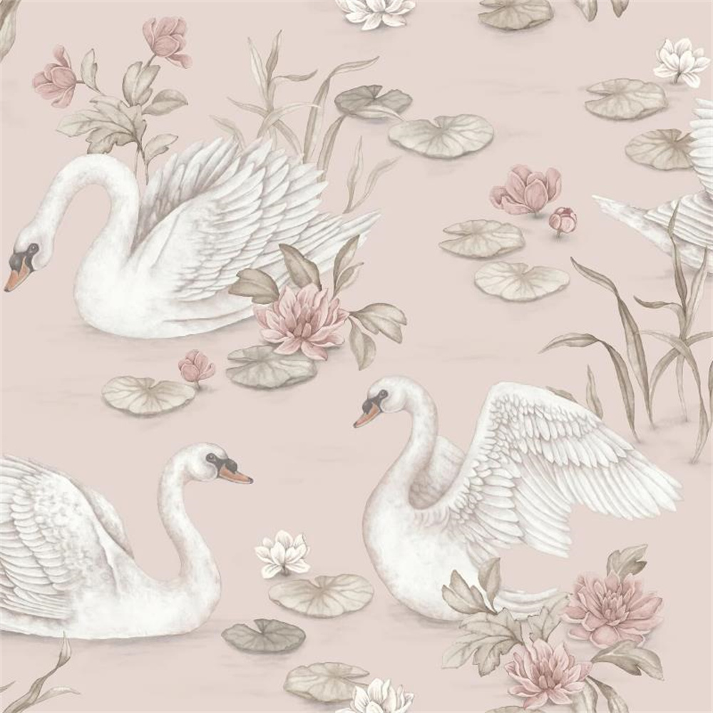 3D Printing Quotes - Custom 3d Pink Swan wallpaper mural