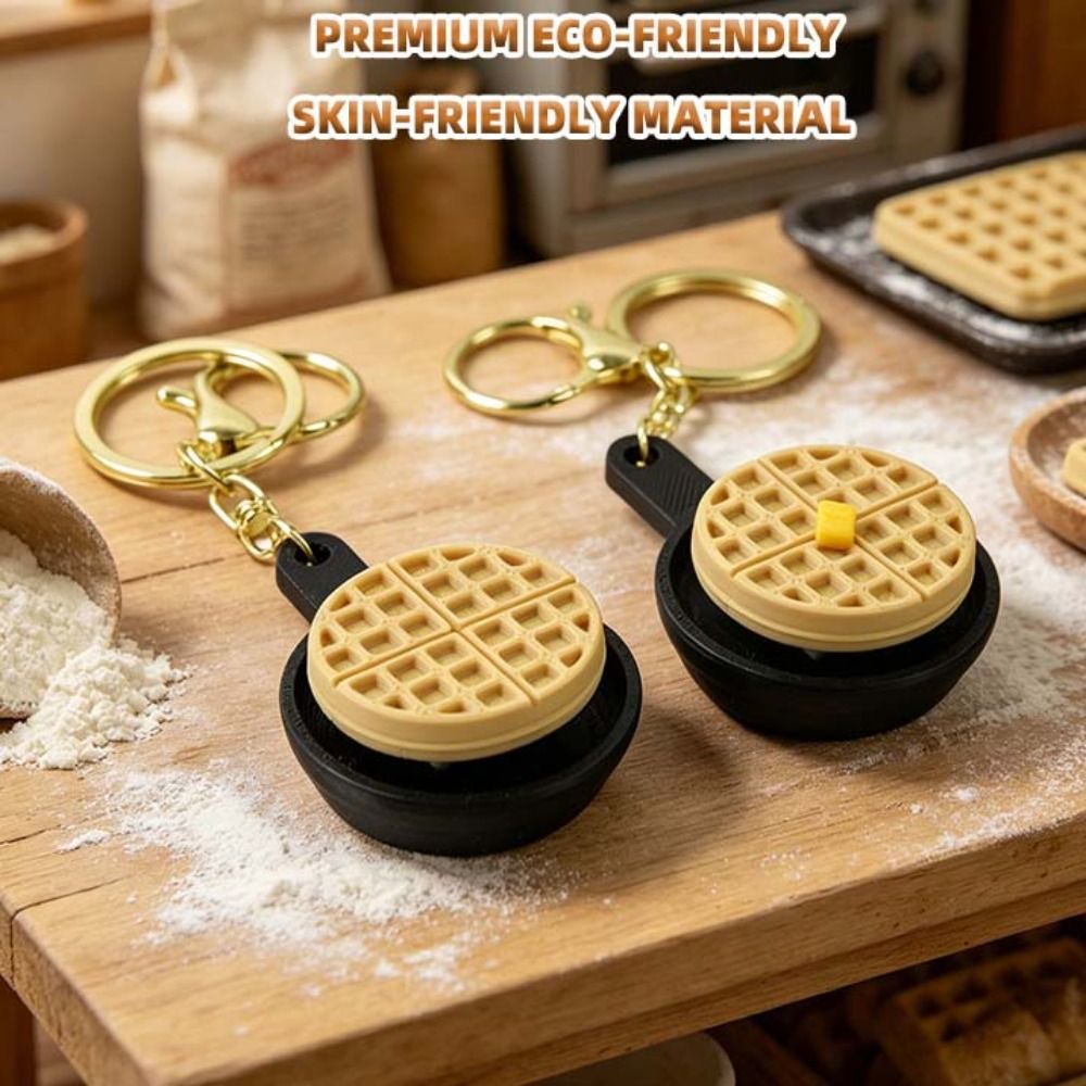 3D Printing Rabbit - Rabbit cake Waffle Cake Keychain Mini