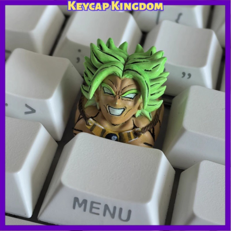 3D Printing Keyboard Keys - Anime Keycaps Broly Themed Mechanical Keyboard