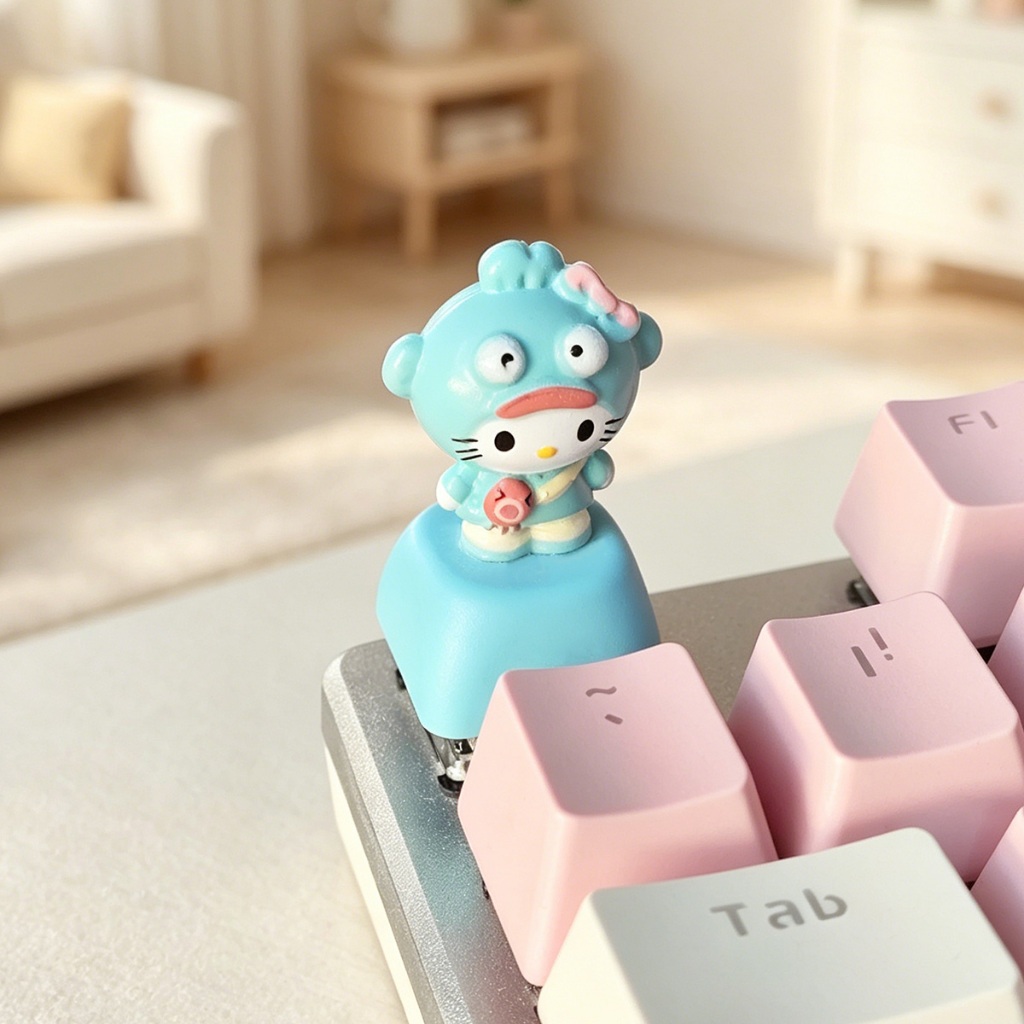 Kawaii Sanrios Keycaps Cute 3D - 3D Printing Keyboard Keys recension och pris