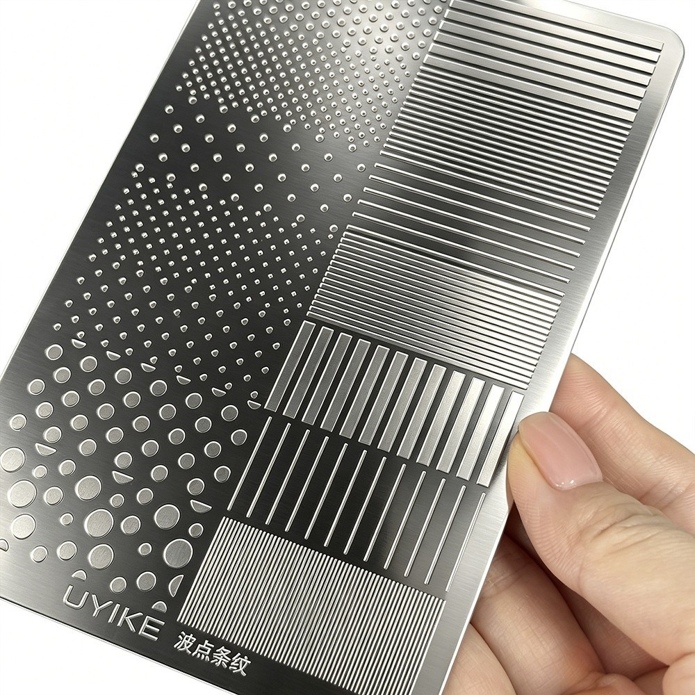 Dotting Pattern Nail Art Stamp - 3D Printing Templates Free recension och pris