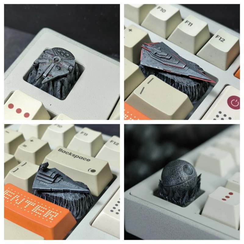 Original Handmade Resin 3D Pri - 3D Printing Keyboard Keys recension och pris