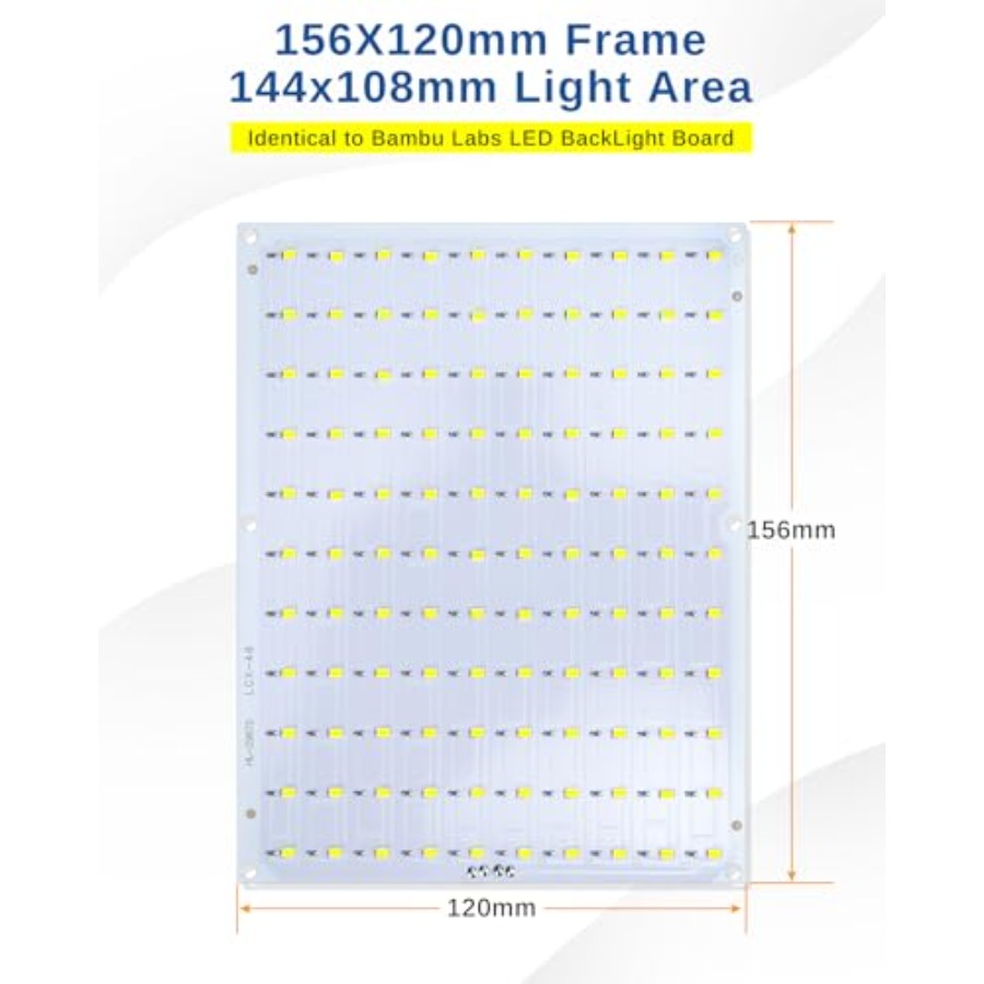Lithophane LED Backlight Board - 3D Printing Filament recension och pris