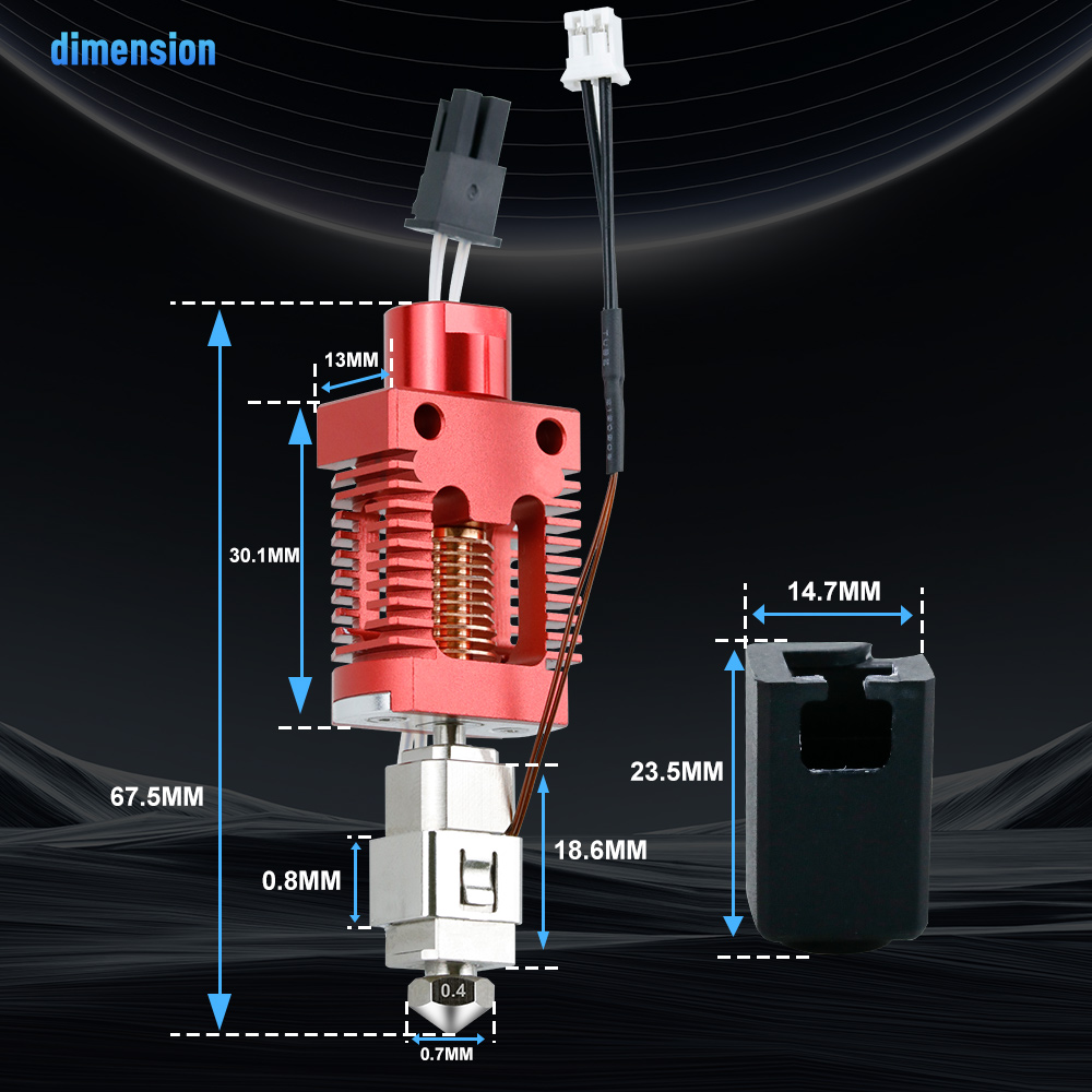 Hotend Kit For Creality Ender  - Ender 3 Upgrade Kit recension och pris