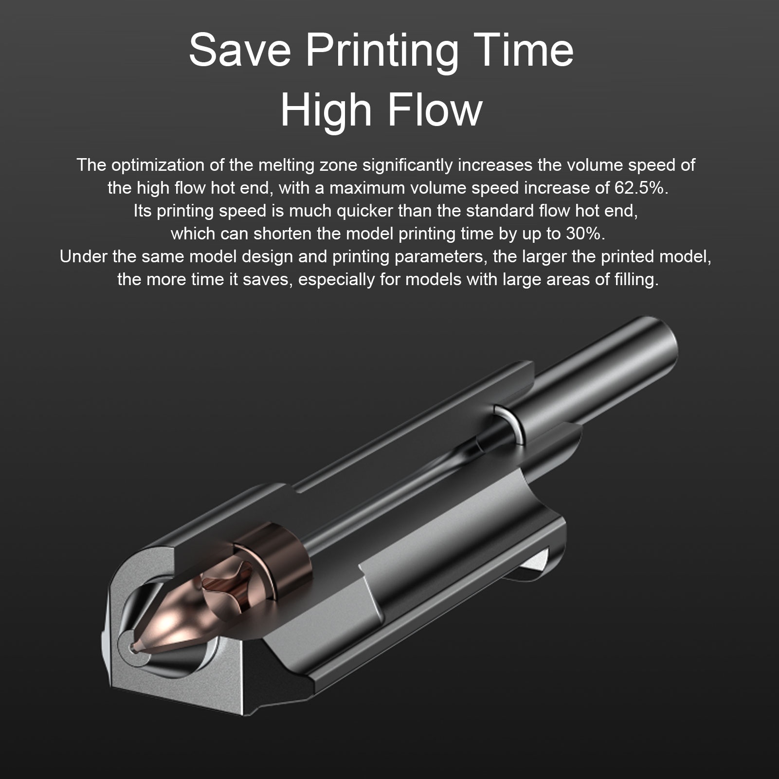 High Flow Hotend Replacement f - 3D Printing Bambu recension och pris