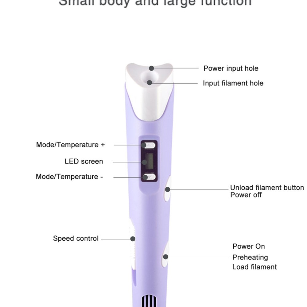 3D Printing Pen DIY Drawing Pe - 3D Printing Filament recension och pris