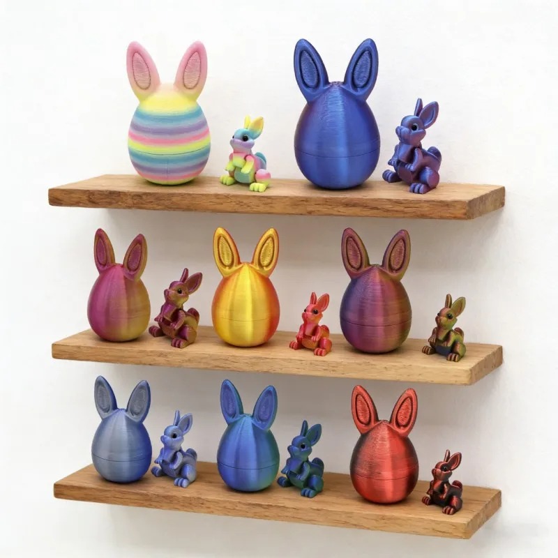 Easter Bunny Ornament 3D Print - 3D Printing Rabbit recension och pris