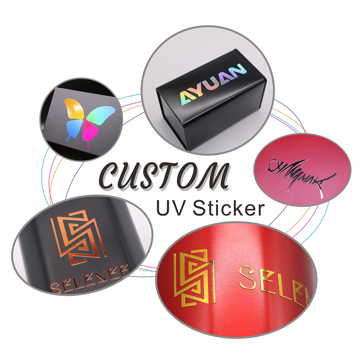 30Pcs Custom UV Stickers Perso - 3D Printing Quotes recension och pris