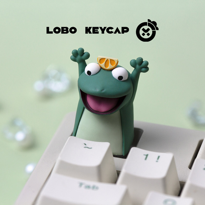 Lobo Keycap Cute Lizard Anime  - 3D Printing Keyboard Keys recension och pris