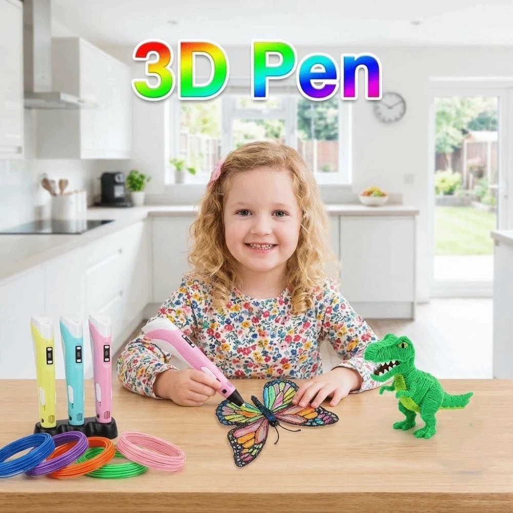 USB 3D Printing Pen Adjustable - 3D Printing Filament recension och pris