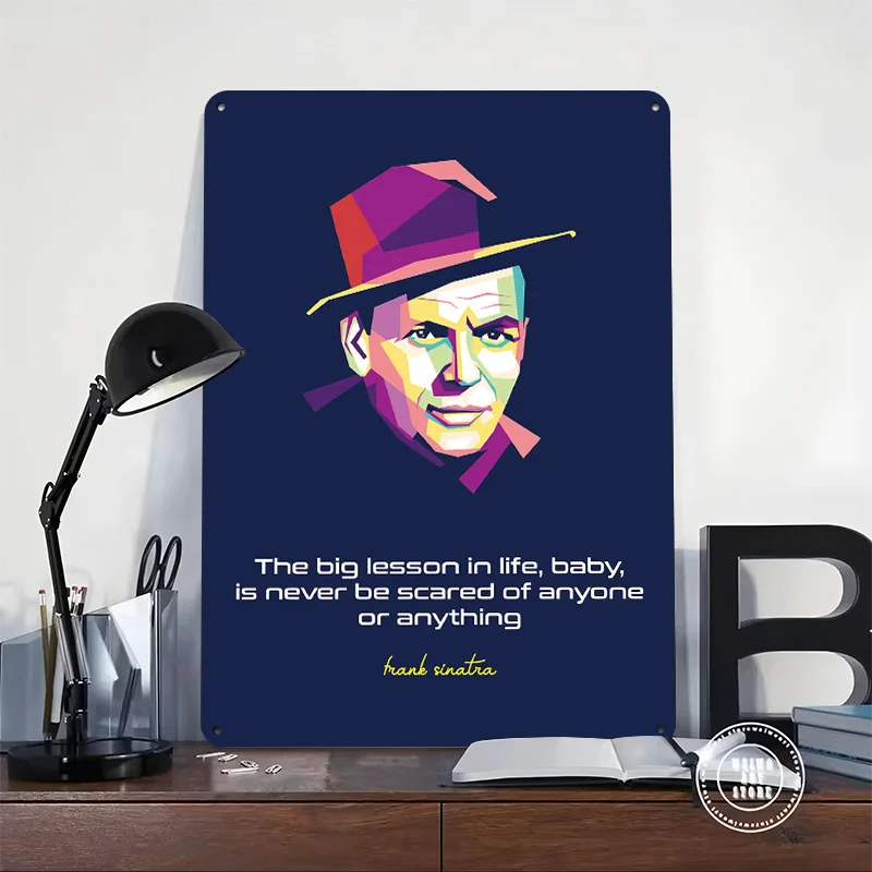 Frank Sinatra Quote 3D Texture - 3D Printing Quotes recension och pris