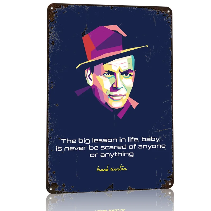 Frank Sinatra Quote 3D Texture - 3D Printing Quotes recension och pris