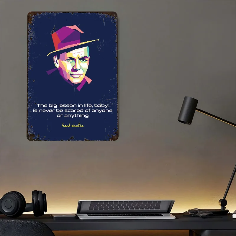 Frank Sinatra Quote 3D Texture - 3D Printing Quotes recension och pris