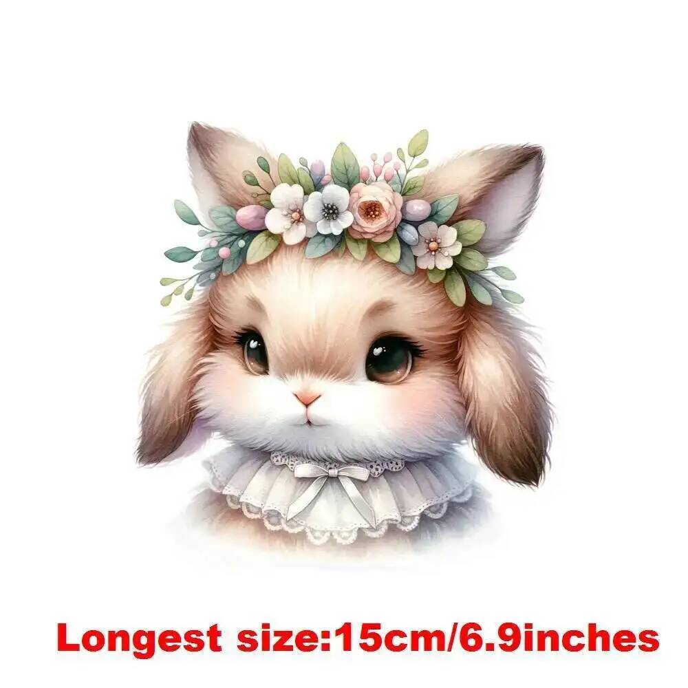 15cm Kids Flower Rabbit Animal - 3D Printing Rabbit recension och pris