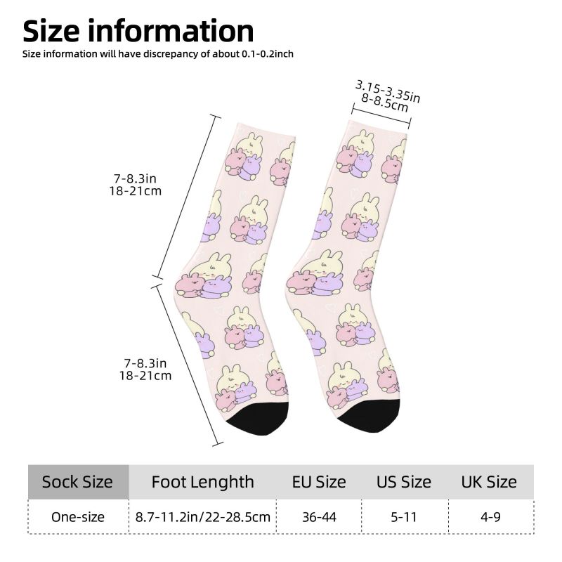 Custom Cool Asamimichan Socks  - 3D Printing Rabbit recension och pris