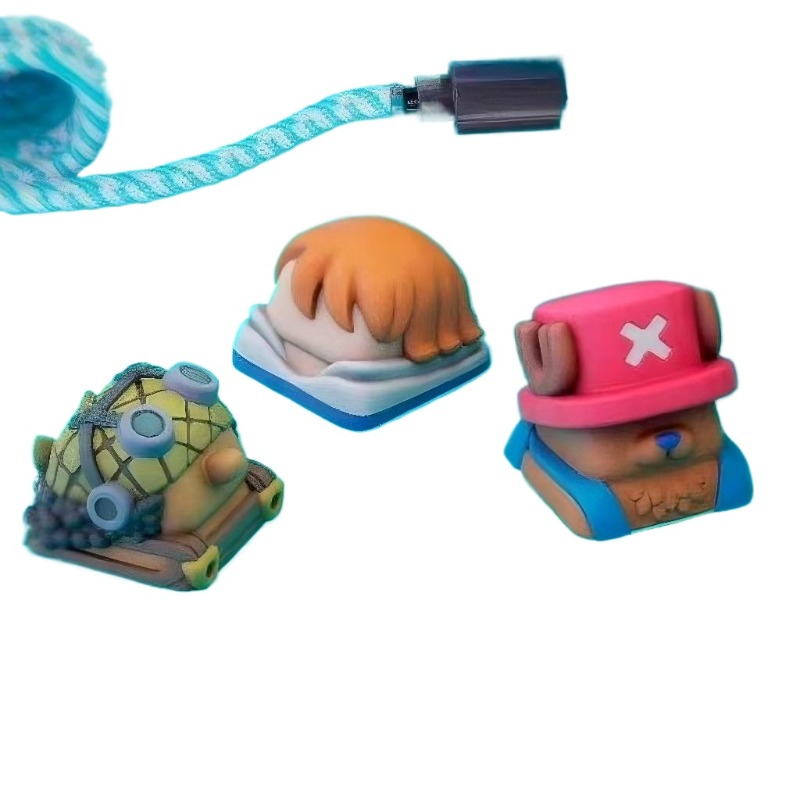 One Piece Chopper Nami anime c - 3D Printing Keyboard Keys recension och pris