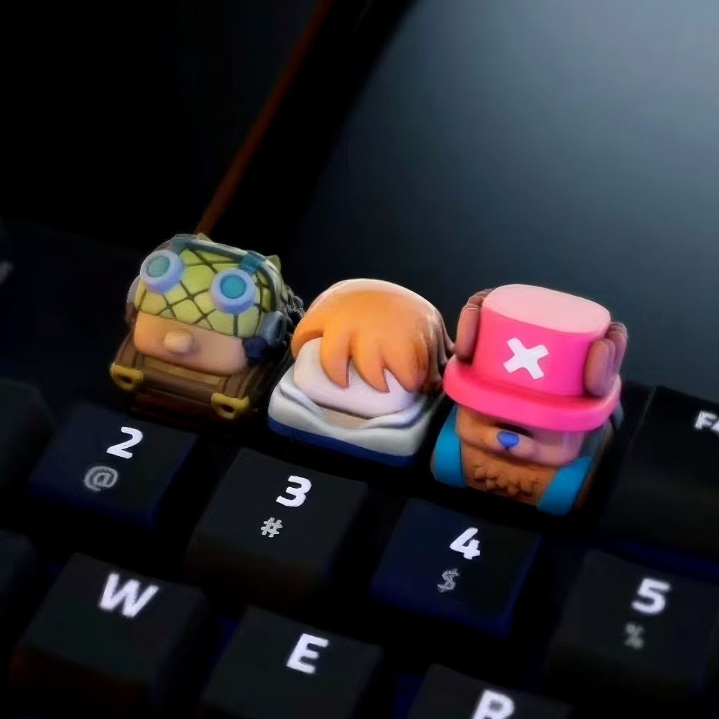 One Piece Chopper Nami anime c - 3D Printing Keyboard Keys recension och pris
