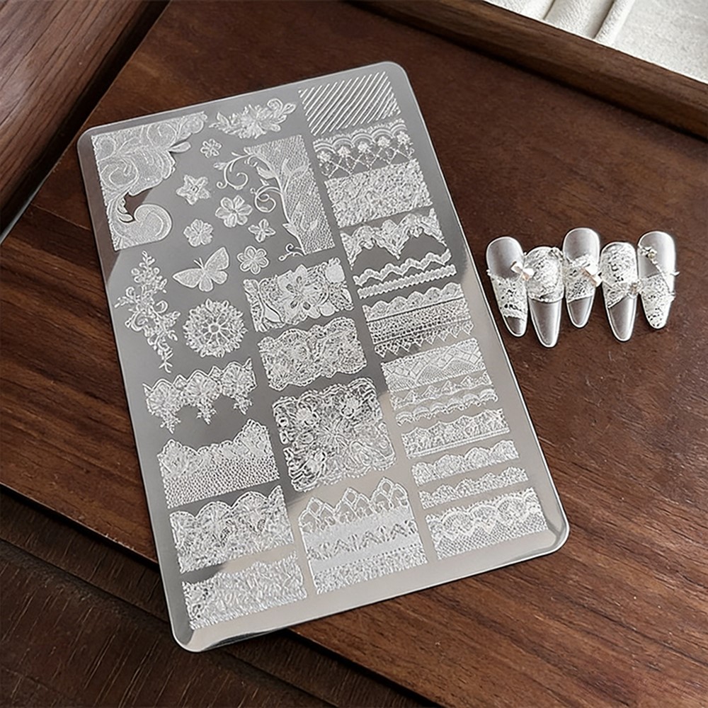 9*15cm 3D Lace Butterfly Nail  - 3D Printing Templates Free recension och pris