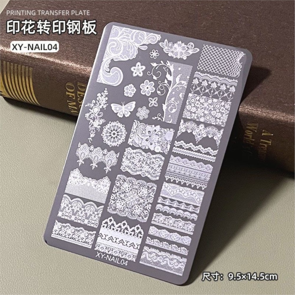 9*15cm 3D Lace Butterfly Nail  - 3D Printing Templates Free recension och pris