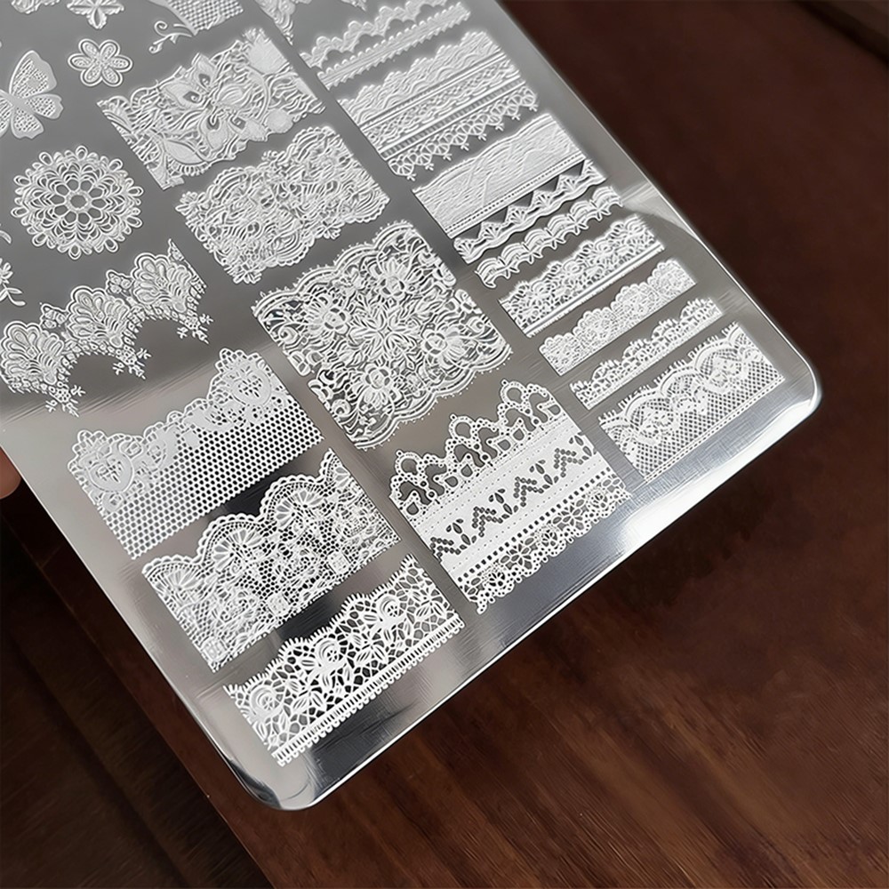 9*15cm 3D Lace Butterfly Nail  - 3D Printing Templates Free recension och pris