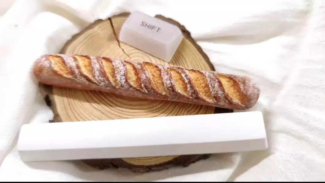 Baguette Food Artisan Spacebar - 3D Printing Keyboard Keys recension och pris