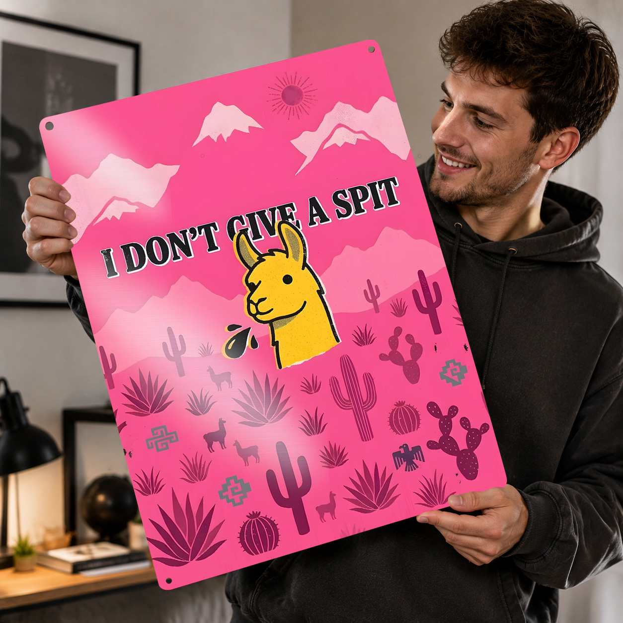 Llama Spitting Funny Quote 'I  - 3D Printing Quotes recension och pris