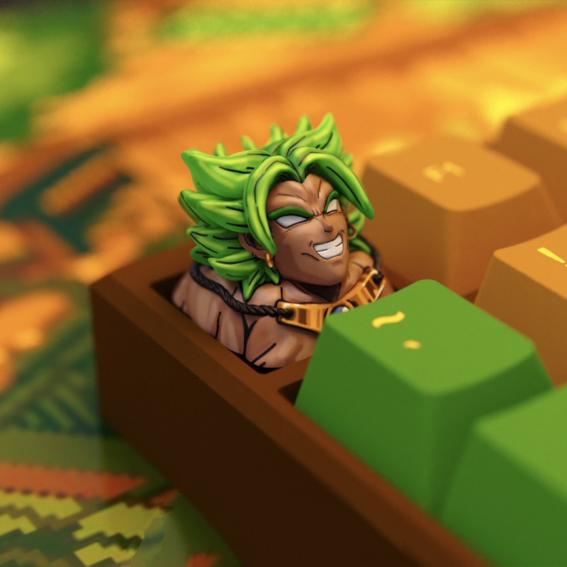 Anime Keycaps Broly Themed Mec - 3D Printing Keyboard Keys recension och pris